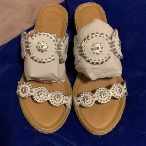 Jack Rogers wedge slip on 6.5